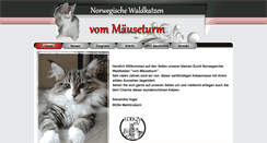 Desktop Screenshot of maeuseturmcats.de